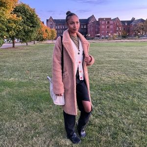 Women’s Missguided Teddy Trench Coat Size US 4